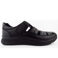 Sioux Herren Romedius-703 Sandale In Schwarz