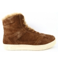 Sioux Damen Tedroso 710 Lammfell Zip Sneaker High In Saraceno