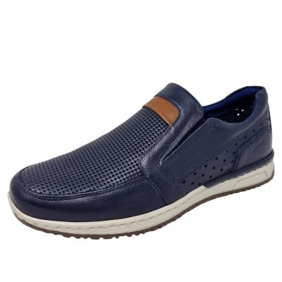 Sioux Herren Cayhall 700 Slipper In Dkl. Blau Sioux Herren Cayhall 700 Slipper In Dkl. Blau