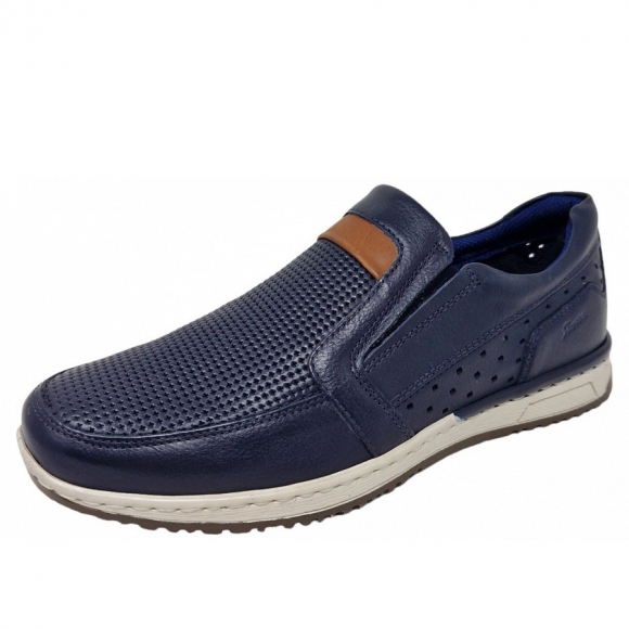 Sioux Herren Cayhall 700 Slipper In Dkl. Blau Sioux Herren Cayhall 700 Slipper In Dkl. Blau