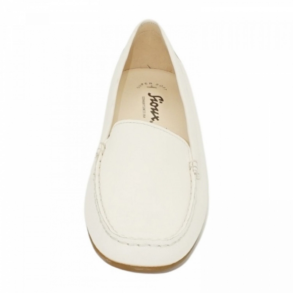 Sioux Damen Zalla Slipper In White Sioux Damen Zalla Slipper In White
