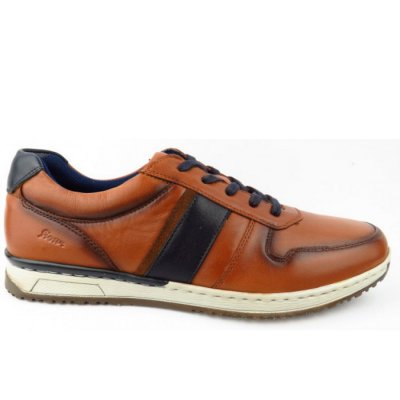 Sioux Herren Cayhall-702 Cognac Sportlicher Schnürer In Cognac/Blu Sioux Herren Cayhall-702 Cognac Sportlicher Schnürer In Cognac/Blu