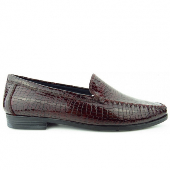 Sioux Damen Campina Hw Minot Slipper In Magenta Rotbraun Kroko Sioux Damen Campina Hw Minot Slipper In Magenta Rotbraun Kroko