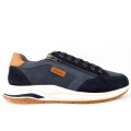 Sioux Herren Turibio-702-J Extraweit Sneaker In Deepblue/Indaco/Sky
