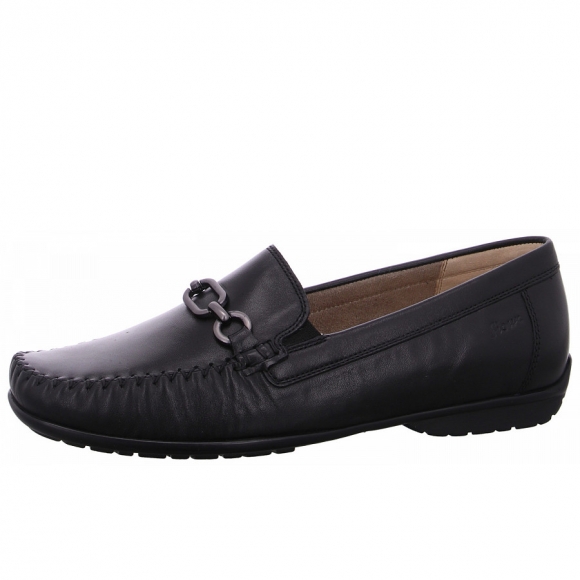 Sioux Damen Cortizia Mokassin In Schwarz