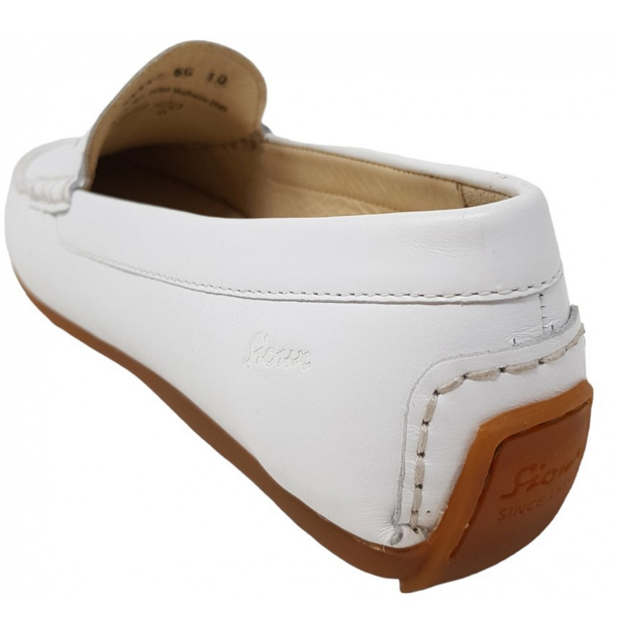 Sioux Damen Carmona 700 Mokassin In Weiss Managu