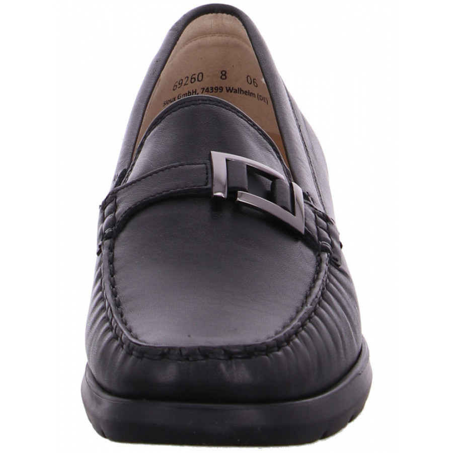 Sioux Damen Mokassin In Schwarz