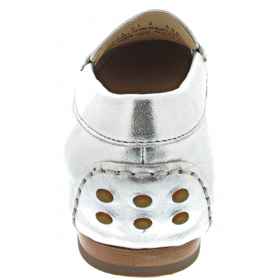 Sioux Damen Borinka Mokassin In Silber