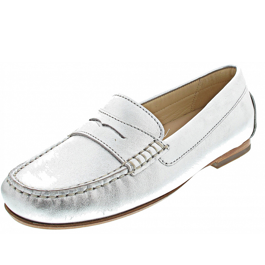 Sioux Damen Borinka Mokassin In Silber