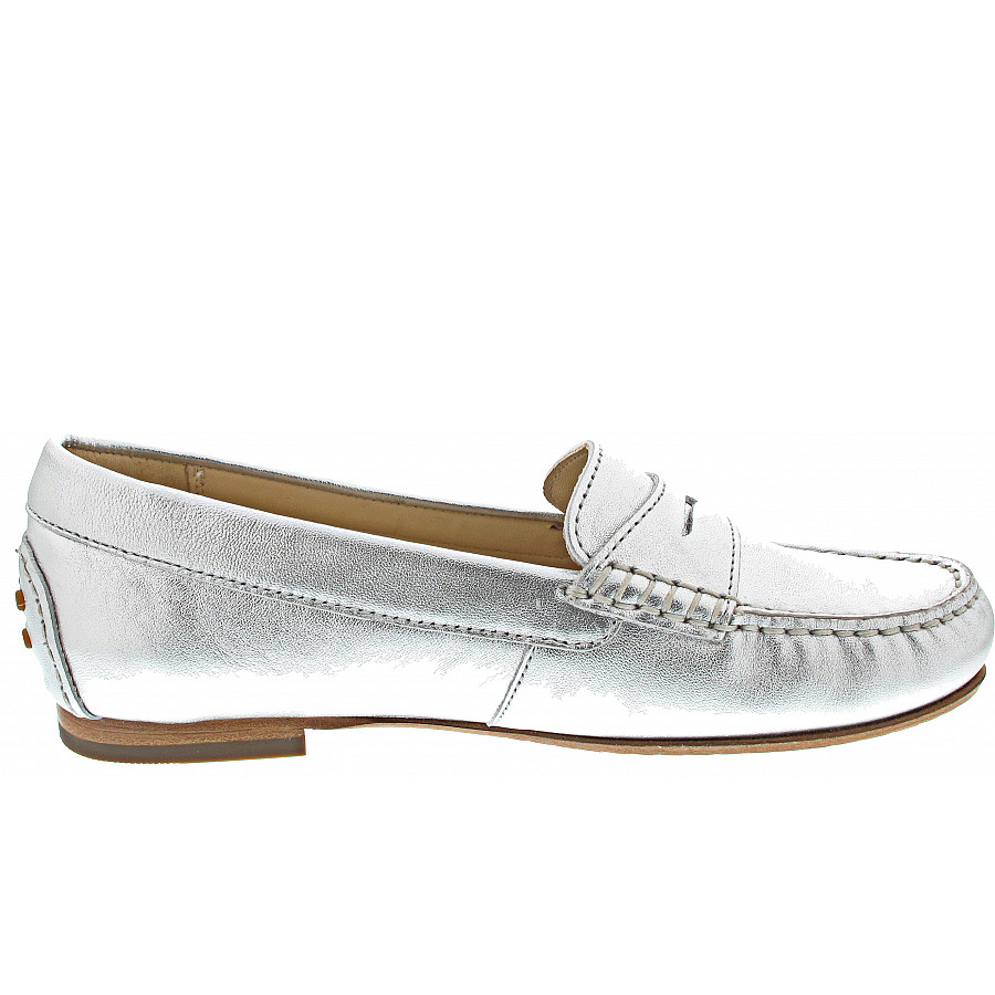 Sioux Damen Borinka Mokassin In Silber