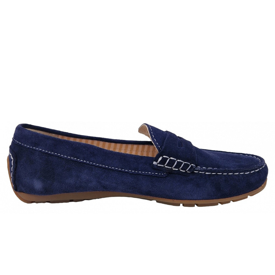 Sioux Damen Carmona Mokassin In Indigo