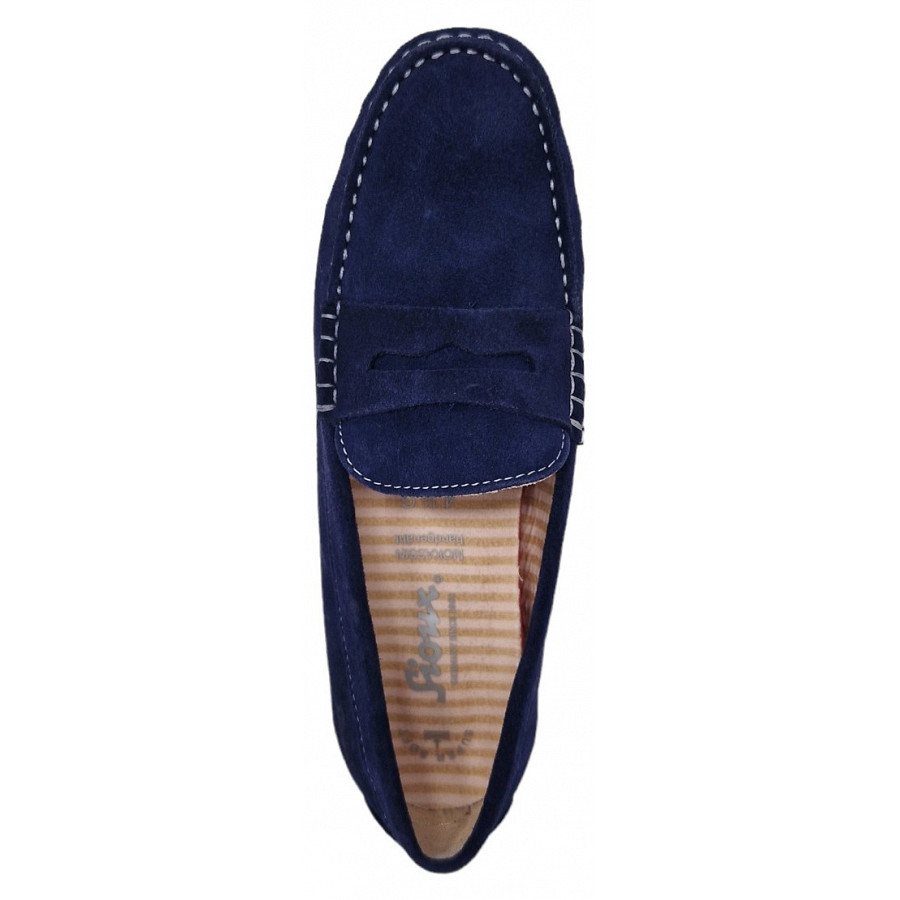 Sioux Damen Carmona Mokassin In Indigo