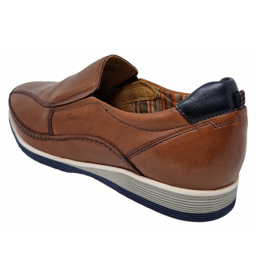 Sioux Herren Hajoko Slipper In Cognac