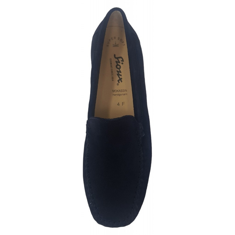 Sioux Damen Campina Mokassin In Profondo Blau