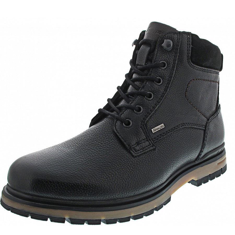Sioux Herren Jadranko 700 Tex Schnürstiefelette In Schwarz