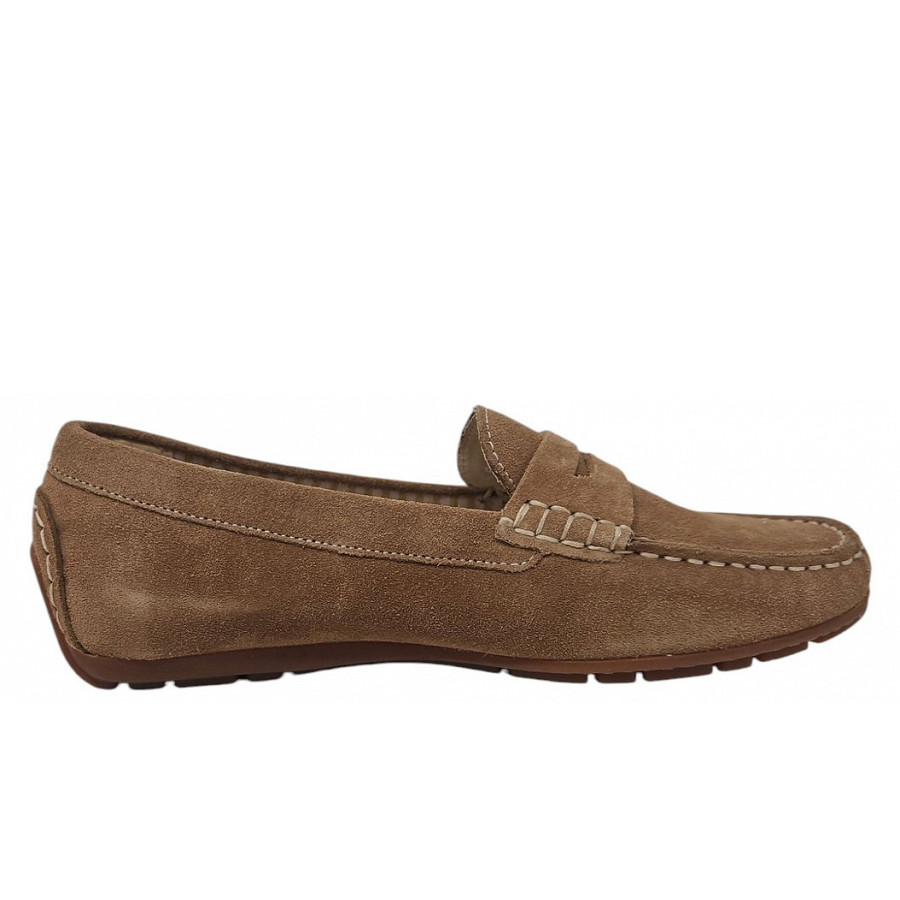 Sioux Damen Carmona 700 Mokassin In Biscotto