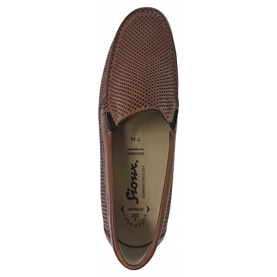 Sioux Herren Ginmelo Slipper In Cognac