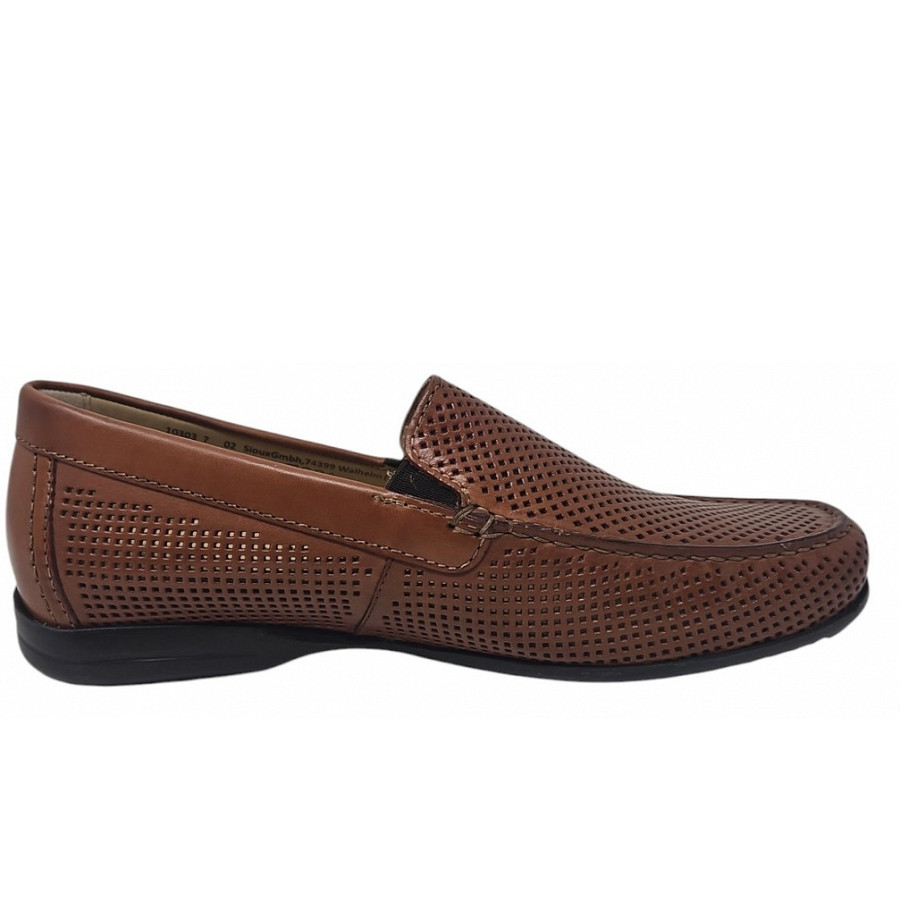 Sioux Herren Ginmelo Slipper In Cognac