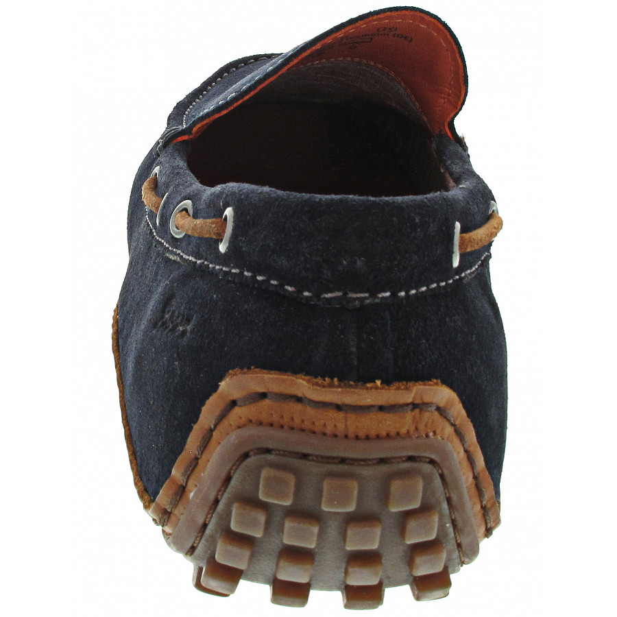 Sioux Herren Callimo Mokassin In Deepblue-Cognac