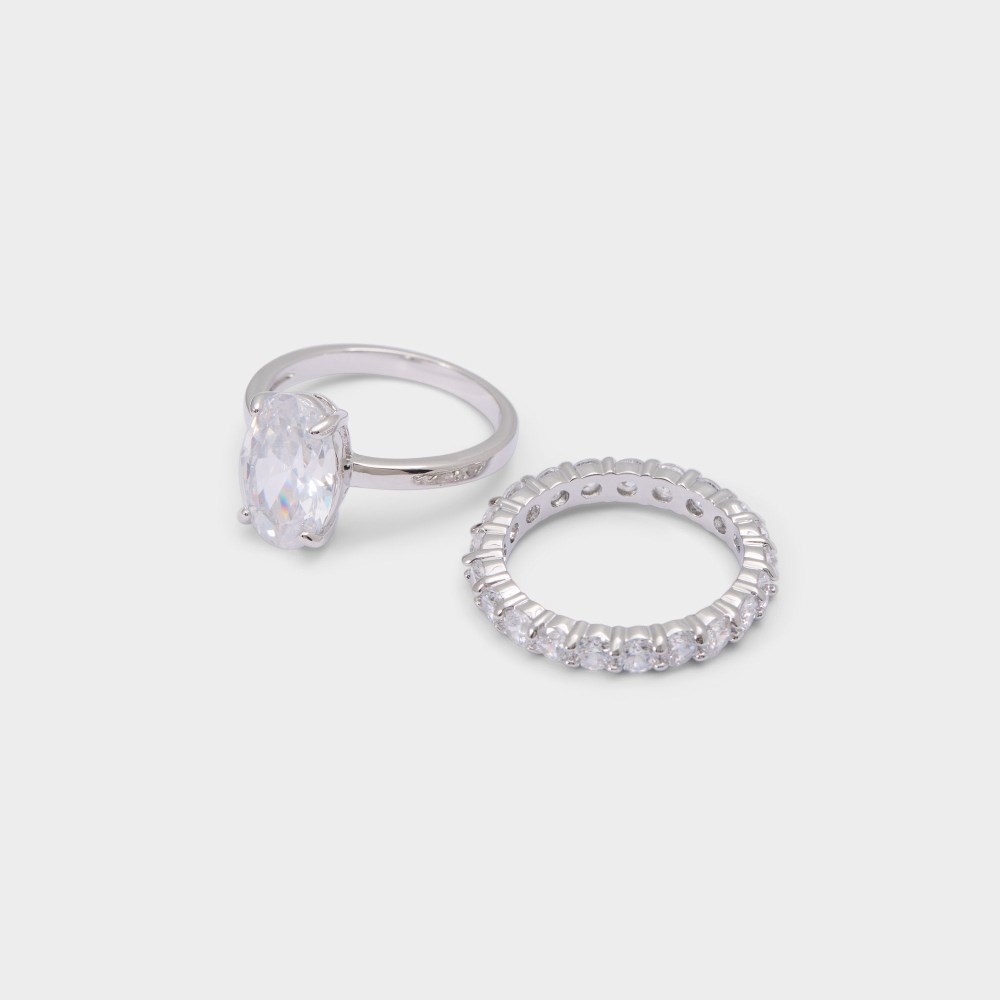 New Arrivals Aldo Ovalsparkles - Silver/clear multi