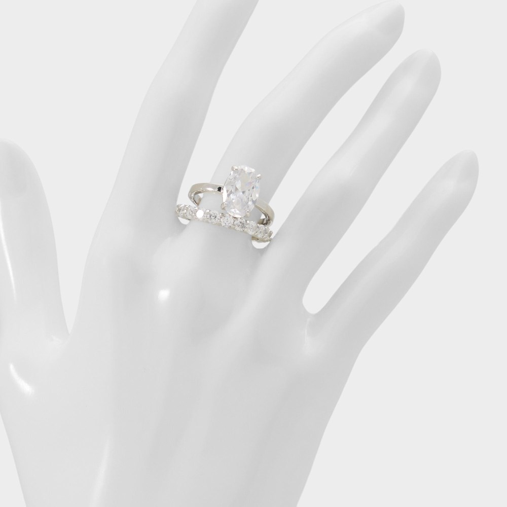 New Arrivals Aldo Ovalsparkles - Silver/clear multi