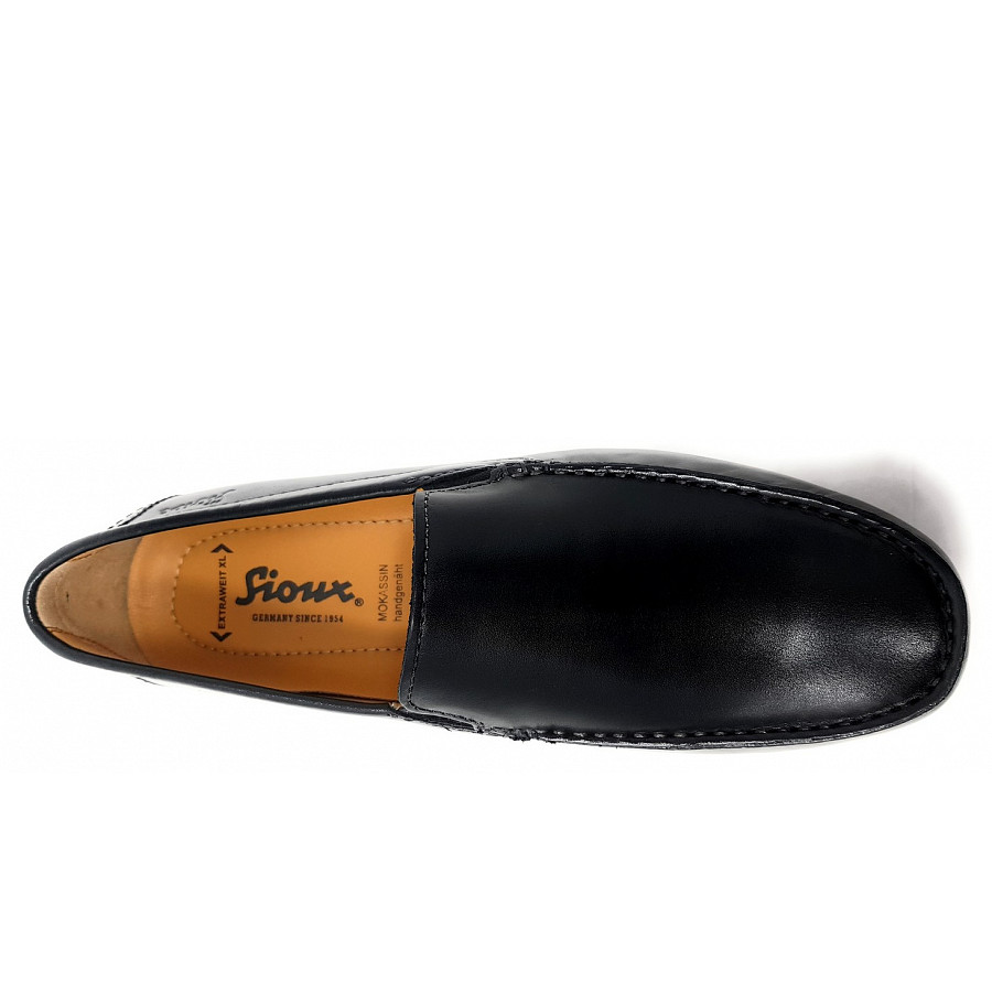 Sioux Herren Gion Mokassin In Schwarz