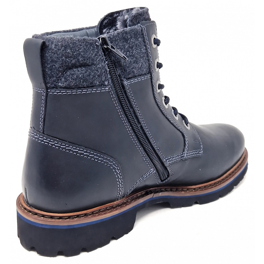Sioux Herren Adalrik 704 Tex Schnürstiefel In Schraz Grey Lammfell