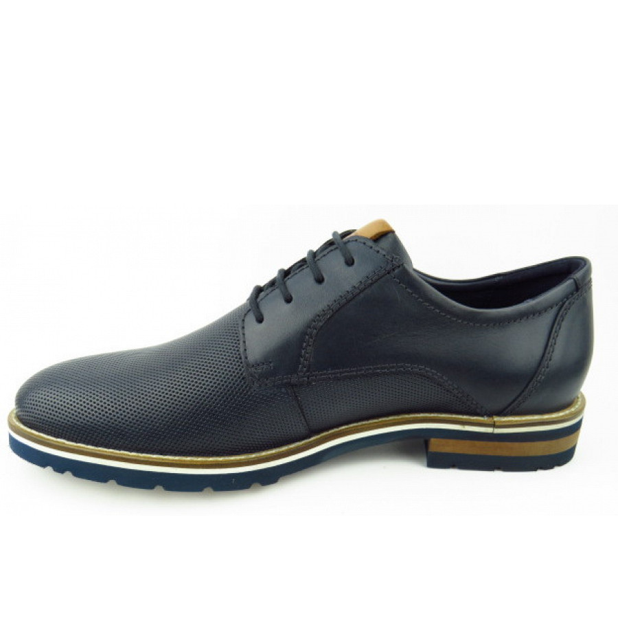 Sioux Herren Rostolo-704 Indaco Elegante Schnürer In Indaco