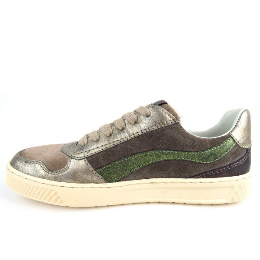 Sioux Damen Tedroso 706 Bronce Sportlicher Schnürer In Bronce/Cerbia/Ossid