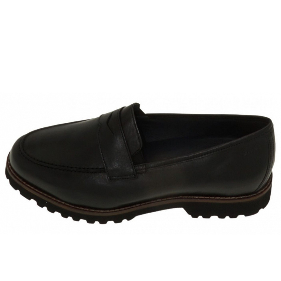Sioux Damen Meredith-709-H Mokassin In Schwarz