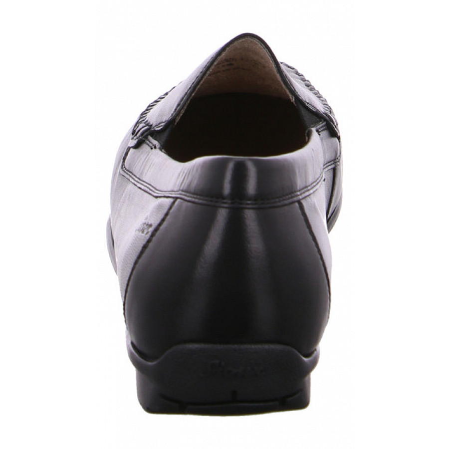 Sioux Damen Cortizia Mokassin In Schwarz