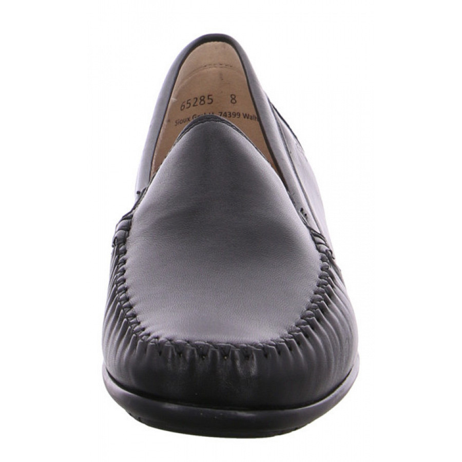 Sioux Damen Cortizia Mokassin In Schwarz