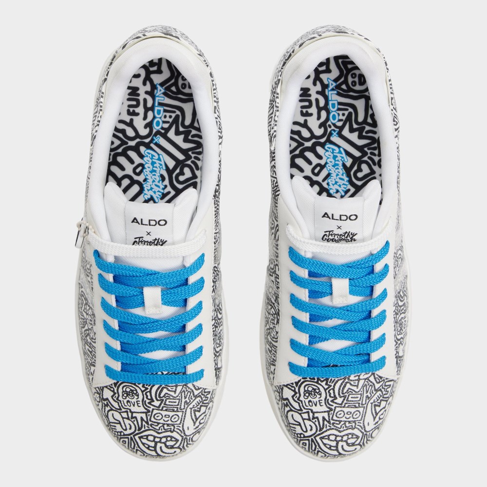 Aldo Men's Timothy Goodman - White/print