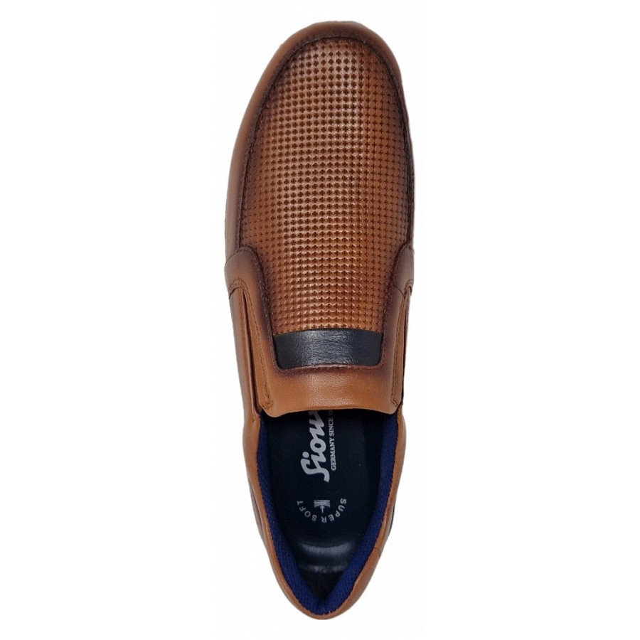 Sioux Herren Cayhall-700 Slipper In Cognac