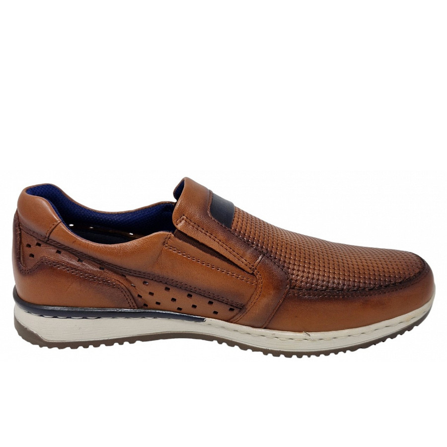 Sioux Herren Cayhall-700 Slipper In Cognac