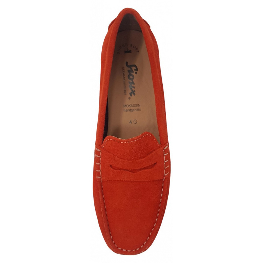 Sioux Damen Carmona Mokassin In Sangue (Rot)