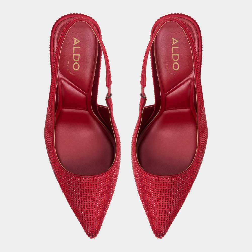 Aldo Women's Lovebloom - Dark red